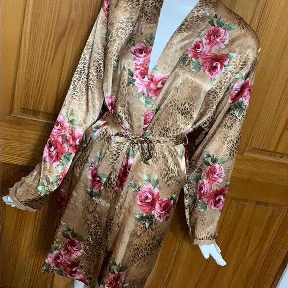 DELICATES  floral animal prINT robe - Picture 1 of 6